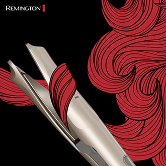 Remington's Twist & Curl flat iron.
