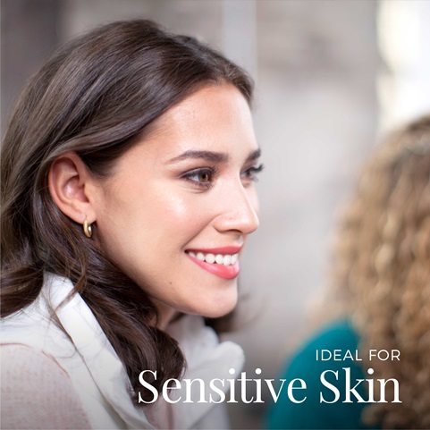 Ideal for sensitive skin