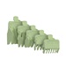 Set of 5 Nesting combs