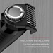 Precision metal comb. 1.5 to 5mm adjustable settings for consistent, precise trimming.